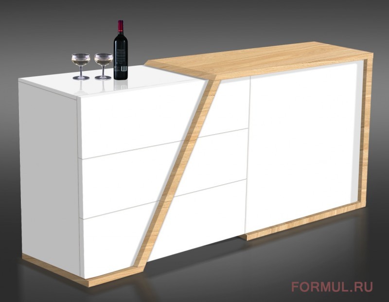 Комод M&K Furniture MK-5507-WT